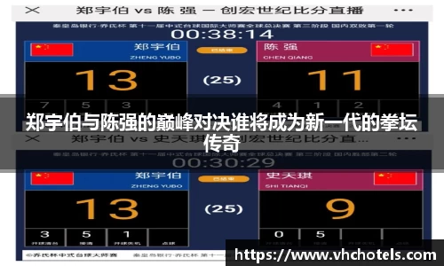 郑宇伯与陈强的巅峰对决谁将成为新一代的拳坛传奇